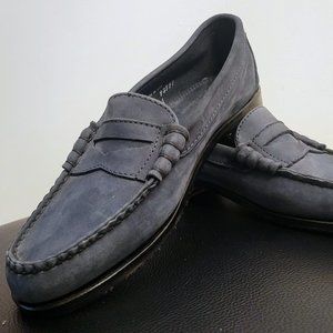 New w/o Box Allen Edmonds Blue Suede Loafer